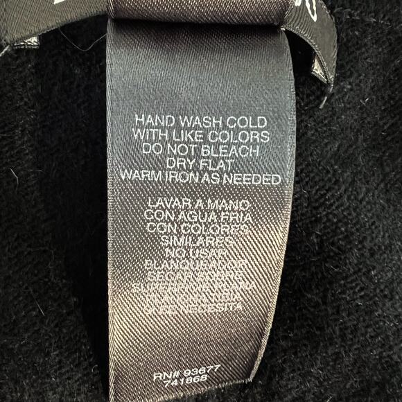 Vintage Bisou Bisou Y2K Tank Top Womens M Ribbed Knit Angora Sequins Whimsigoth - Picture 6 of 6